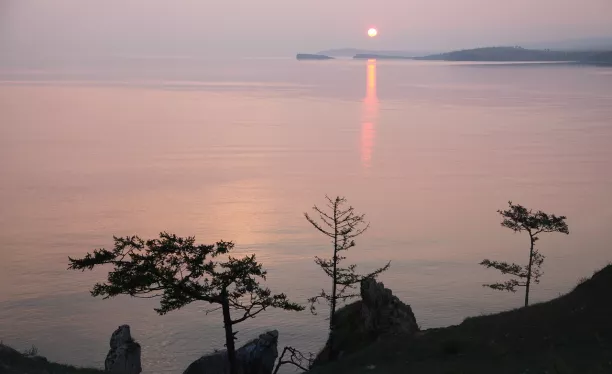 Blick auf den Baikalsee